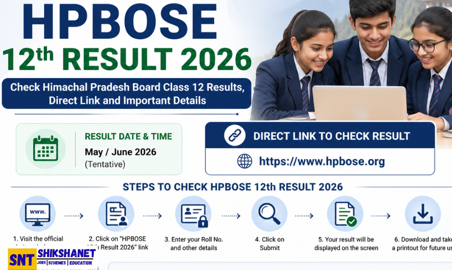 HPBOSE 12th Result 2026